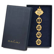 Personalized Custom Crafted Gold Ornament 12482 0010 g gift box
