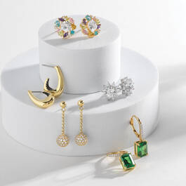 The Hollywood Glamour Seven Earring Wardrobe 12332 0012 i display