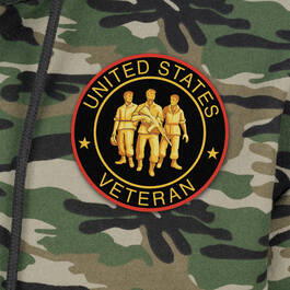 The Personalized Proud Veteran Camo Hoodie 12419 0018 c patch