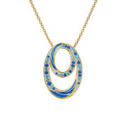 The Ocean Breeze Crystal Pendant with FREE Matching Earrings 12617 0018 b pendant
