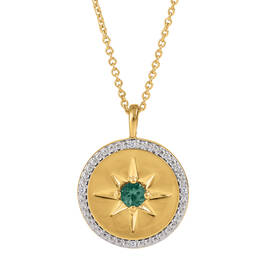 Birthstone & Diamond Star Pendant 12370 0015 f may