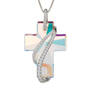 The Divine Light Crystal Cross Pendant 12133 0021 a main