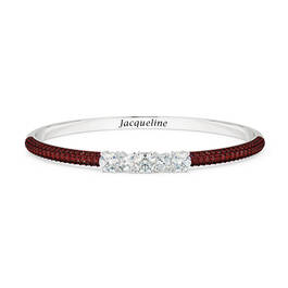 Brilliant Birthstone Bangle with Free Matching Ring 12683 0017 n bracelet