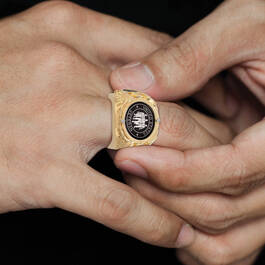 The Personalized Custom Crafted Veteran Ring 12341 0011 m model
