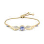 Personalized Angel Wing Birthstone Bracelet by Michael OConnor 12244 0019 f june