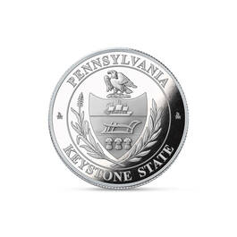 State Commemorative Set 12185 0010 j pennsylvania reverse