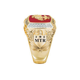 The US Marines Diamond Heritage Ring 12827 0030 c right side