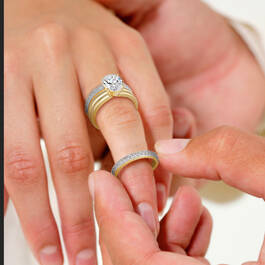 Love Everlasting Diamond Ring Set 11908 0018 m model