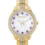 Personalized Birthstone Halo Watch 11445 0018 b february