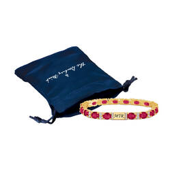 Birthstone & Diamond Tennis Bracelet 12017 0014 n gift pouch