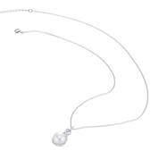 Loop of Love Pearl Silver Pendant 11681 0011 b pendant