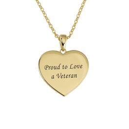 Proud to Love a Veteran Pendant 12600 0025 b back