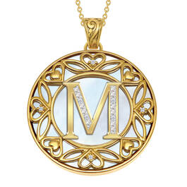 I Love You Personalized Diamond Initial Pendant 10761 0024 e initialM