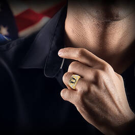 The Personalized Diamond Apex US Air Force Ring 12934 0030 m model