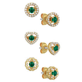 Genuine Birthstone Earring Set 12496 0014 h may