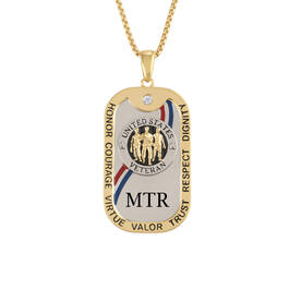 Defenders of Liberty Diamond Ring and Dog Tag Set 12810 0013 c pendant