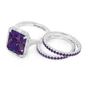 Birthstone Beauty Stackable Ring Set 12323 0013 b february