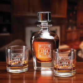 The Personalized Birth Year Decanter Set 12777 0014 a main