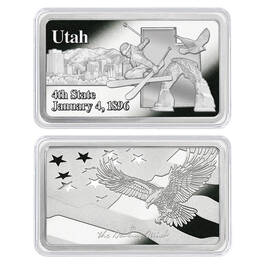 America the Beautiful Silver Plated Ingot Collection 11985 0014 zs UT