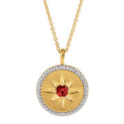 Birthstone & Diamond Star Pendant 12370 0015 a main