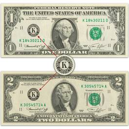 complete federal reserve branch us currency collection FBR c Note