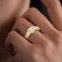 Golden Heart Ring 12674 0018 m model