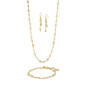 Golden Glamour Triple Necklace Bracelet&Earring Collection 12917 0015 d starset