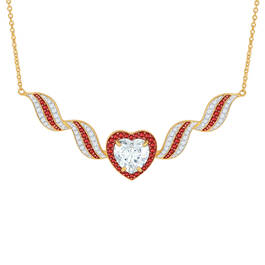 Personalized Everlasting Love Birthstone Necklace 10673 0013 g july