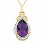 Amethyst  Diamond Pendant 3981 001 5 1