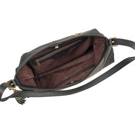 The Jose Hess Signature Black Leather Handbag 12863 0019 c inside