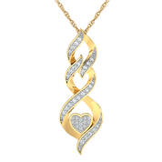 Embraced by Love Diamond Necklace 10381 0016 a main
