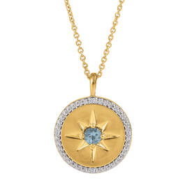 Birthstone & Diamond Star Pendant 12370 0015 m december