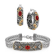 Bali Dreams Birthstone Bracelet and Earrings Set 11900 0057 a main