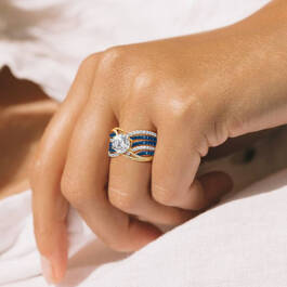 Personalized Winding Way Birthstone Ring 11761 0014 m model