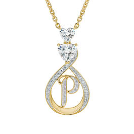 I Love You Diamond Initial Pendant 12795 0012 k pendant