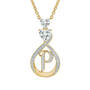 I Love You Diamond Initial Pendant 12795 0012 k pendant