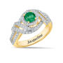 Personalized Genuine Birthstone Swirl Ring 10904 0014 e may