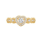 Golden Heart Ring 12674 0018 b front