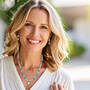 Seasonal Blooms Necklace Set with Matching Earrings 12508 0010 m model