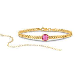 Everyday Elegance Birthstone Bracelet with Free Matching Bracelet 12580 0011 f june