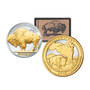 Platinum Gold Buffalo Coin and Stamp set 11749 0011 a main
