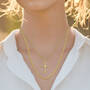 Personalized Enduring Faith Cross Pendant with Free Matching Chain 12898 0018 m model