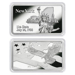 America the Beautiful Silver Plated Ingot Collection 11985 0014 zi NY