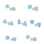 The Birthstone Earrings Set, The Birthstone Earrings Set 11159 0014 c march
