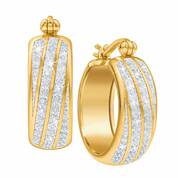 Rays of Light Diamond Hoop Earrings 5856 001 2 1
