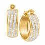 Rays of Light Diamond Hoop Earrings 5856 001 2 1
