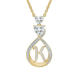 I Love You Diamond Initial Pendant 12795 0012 h pendant