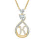 I Love You Diamond Initial Pendant 12795 0012 h pendant