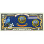 State Bird and Flower Enhanced $2 Bill Collection 11346 0026 a Idaho