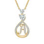 I Love You Diamond Initial Pendant 12795 0012 a main